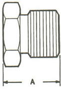 POL-LN Nut, 1 1/8&quot; Hex Fittings